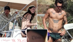 Harry Styles tatuagem olivia foto reproducao the sun