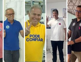 Voto candidatos prefeitura joao pessoa foto reproducao tv tambau e redes sociais