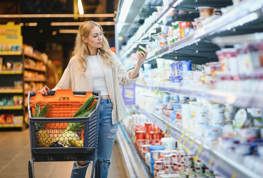 A recente redução dos preços dos alimentos trouxe um alívio para o orçamento das famílias (Imagem: Hryshchyshen Serhii | Shutterstock)