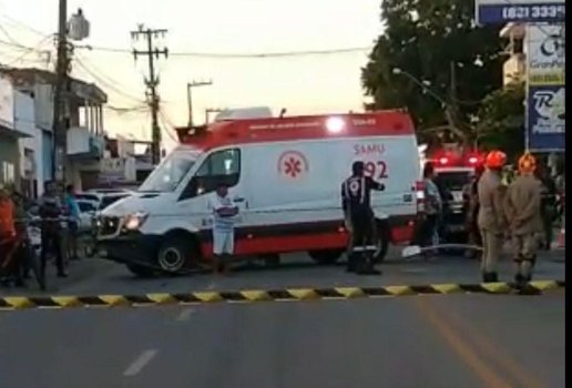 O acidente aconteceu na rua Assis Chateaubriand.