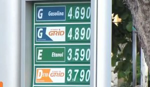 Preço cobrado por litro da gasolina assusta