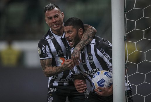Hulk marca e Atlético Mineiro empata com o Palmeiras