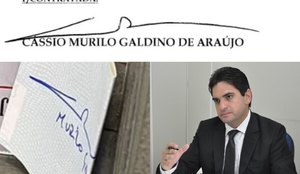 Cheque encontrado pela PF tem assinatura similar a de Murilo Galdino; veja