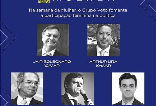 Encontro para discutir a participação das mulheres na política só terá palestrantes homens