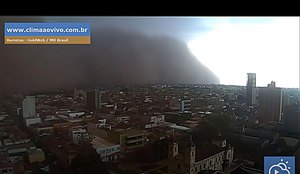 Tempestade de areia atinge cidades do interior de São Paulo