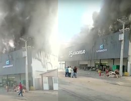 Supermercado incendiado picui pb