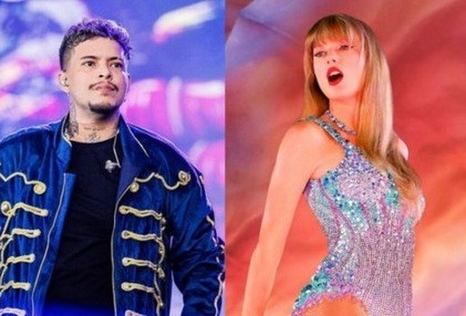 Felipe Amorim e Taylor Swift estão entre os artistas mais ouvidos