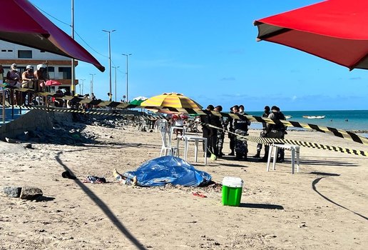 Atentado a tiros em praia lotada deixa homem morto e mulher ferida na PB