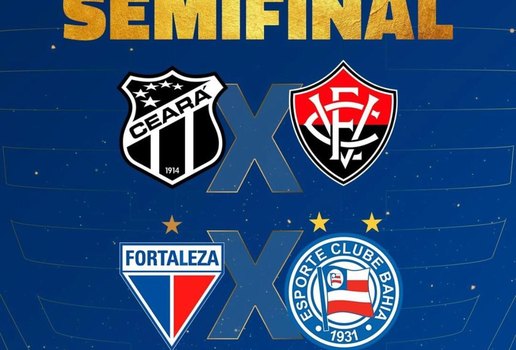 Semifinalistas da Copa do Nordeste