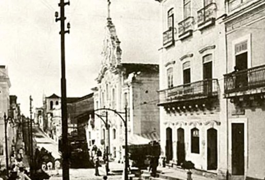 Igreja rosario pretos destruida