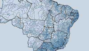 Mapa IBGE atualizacao municipios