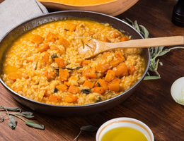 Risoto de abóbora (Imagem: Ostranitsa Stanislav | Shutterstock)