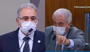 Marcelo Queiroga e Otto Alencar batem boca em CPI da Covid