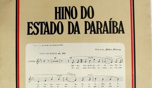 Livro 'Hino do Estado da Paraíba', por Domingos de Azevedo Ribeiro.