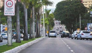 Avenida Presidente Epitácio Pessoa, na capital paraibana.