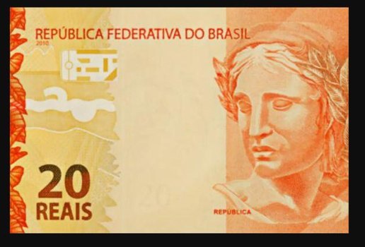 Cedula de 20 reais Reproducao banco Central