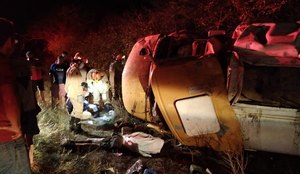 Capotamento mata motorista de caminhão-pipa, na PB