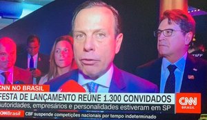 Festa lancamento cnn brasil doria
