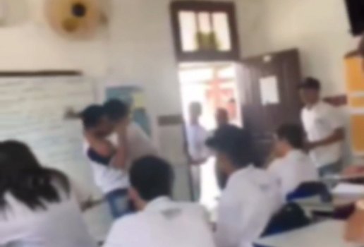Vídeo mostra troca de agressões entre aluno e professor em escola na PB