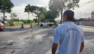 Obras geram desvio em vias do bairro dos Bancários; saiba quais