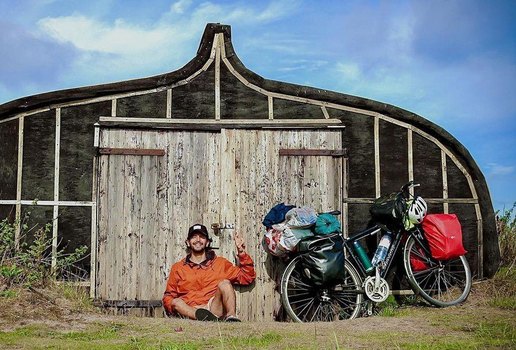 Paraibano já viajou 1,5 mil quilômetros de bicicleta