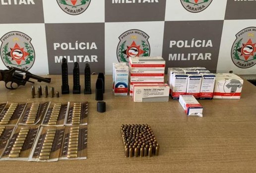 Homem é preso com mais de 200 munições e anabolizantes em João Pessoa