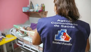 Agente comunitario de saude visita