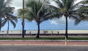 Orla da praia de Manaíra, em João Pessoa.