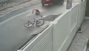 Motorista fugiu sem prestar socorro ao ciclista