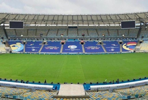 Estádio do Maracanã pronto para a final