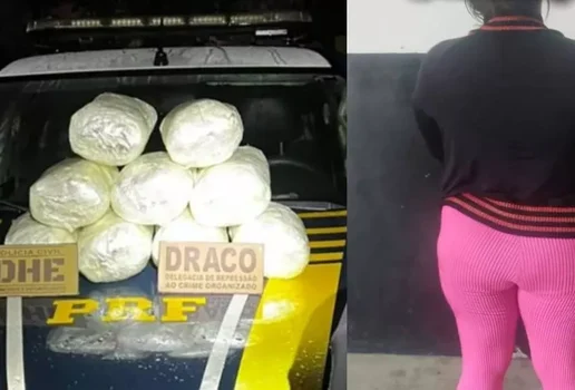 Traficante é Presa Transportando Grande Quantidade de Drogas da Bahia para a Paraíba