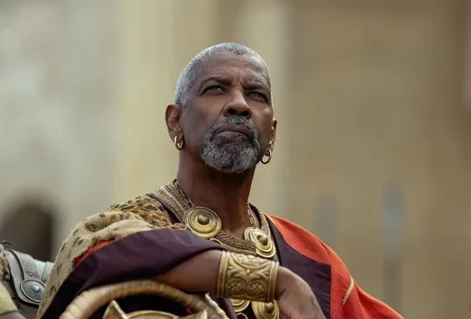 Denzel Washington em "Gladiador 2"