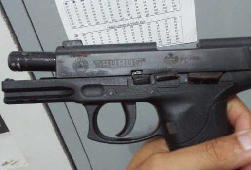 Pistola usada morte policial civil