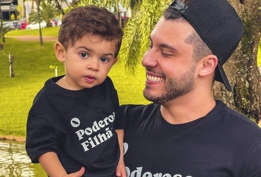 Murilo Huff e o filho, Léo Dias