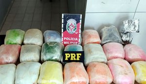 Ação conjunta prende trio com mais de 20 kg de maconha na Paraíba