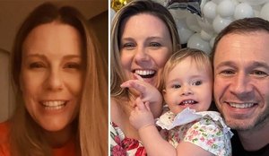 Esposa de Tiago Leifert fala do estado de saúde da filha após quimioteriapia