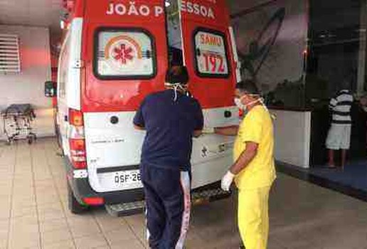 Homem socorrido samu joao pessoa santa rita foto joao thiago