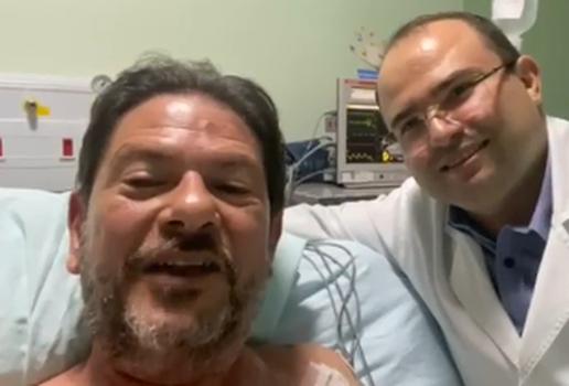 Cid Gomes no hospital