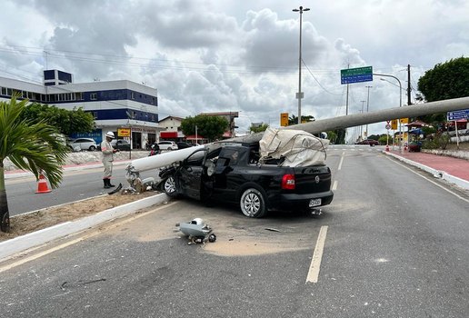 Acidente aconteceu na Avenida Marechal Rondon