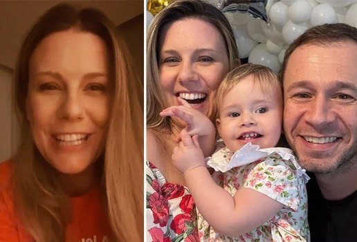Esposa de Tiago Leifert fala do estado de saúde da filha após quimioteriapia