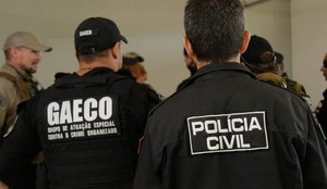 Gaeco e Polícia Civil participam das ações.