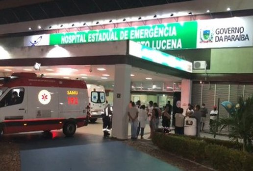 Inicialmente, a vítima foi socorrida para o Hospital de Trauma de João Pessoa.