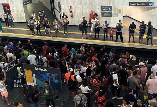 Acidente causa tumulto e deixa feridos em estação do metrô do Rio