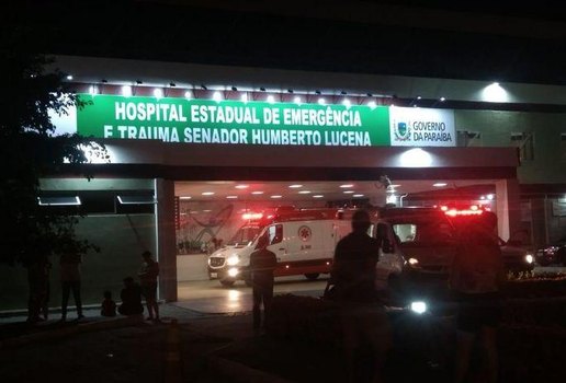 Vítima foi encaminhada ao Hospital de Emergência e Trauma de João Pessoa