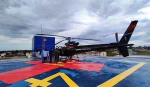 Transporte aeromedico para o Metropolitano salva vida de paciente