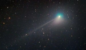 O cometa verde foi descoberto em março de 2022 .