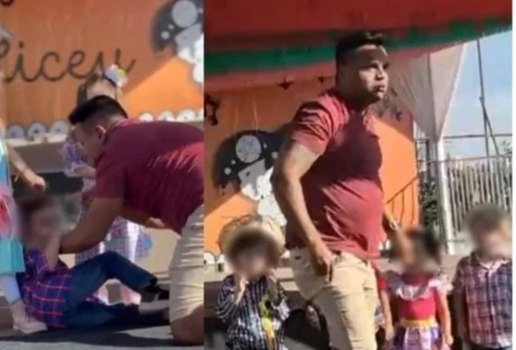 Homem agride crianca df