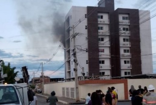 Incêndio aconteceu em Sousa, no Sertão do estado