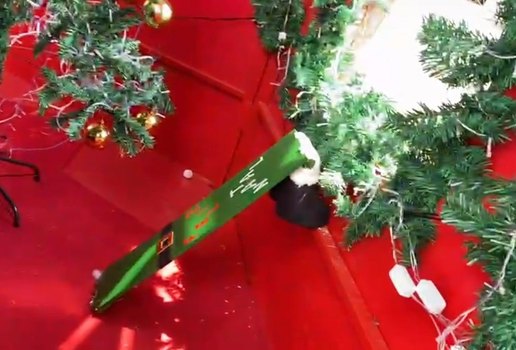 Vândalos destroem decoração natalina de São José de Caiana