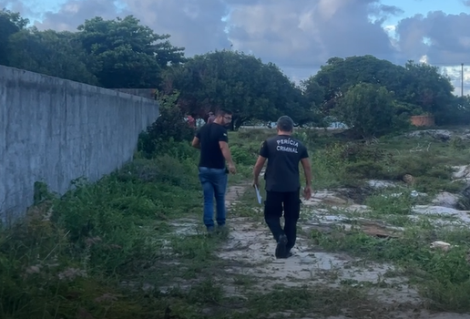 Local onde o corpo da jovem foi encontrado.